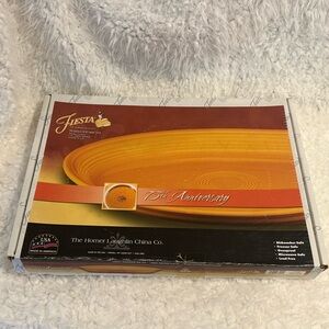 Fiestaware (Homer Laughlin) 75th Anniversary 19" Large Serving Platter -Marigold